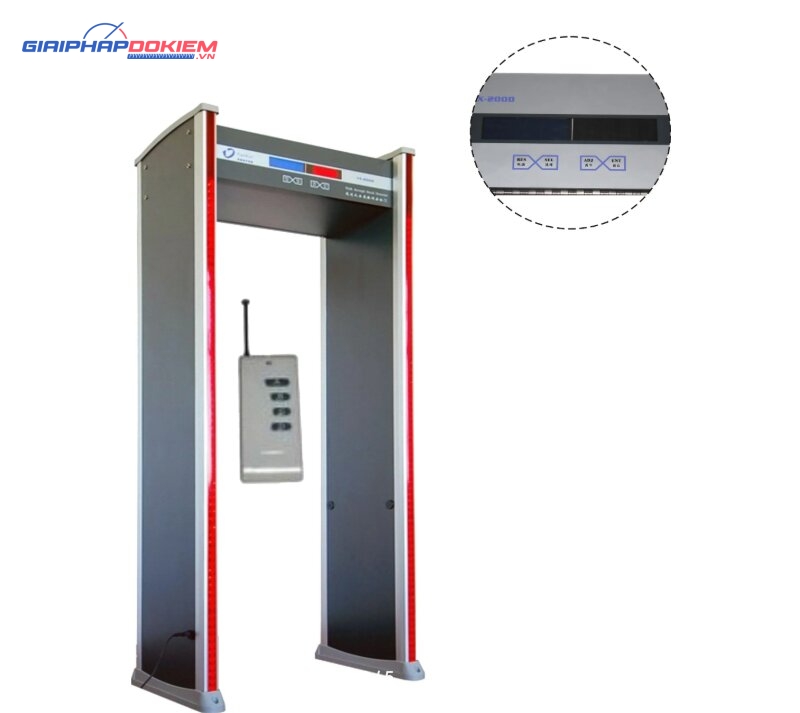 Cổng dò kim loại an ninh TX-200D tần số 6kHz - 9kHz 4 Cổng dò kim loại an ninh TX-200D tần số 6kHz - 9kHz