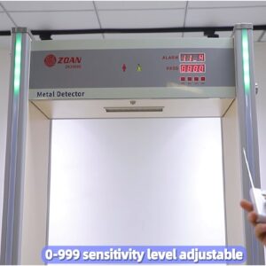 Cổng dò kim loại Zoan ZA-3000C 6-18 vùng phát hiện