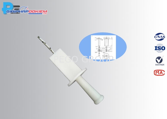 Đầu dò ngón tay thử nghiệm chuẩn IEC 62196 có đèn báo 42V dài 80±0.2mm 2 Đầu dò ngón tay thử nghiệm chuẩn IEC 62196 có đèn báo 42V dài 80±0.2mm