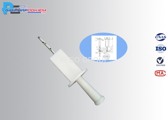 Đầu dò ngón tay thử nghiệm chuẩn IEC 62196 có đèn báo 42V dài 80±0.2mm 3 Đầu dò ngón tay thử nghiệm chuẩn IEC 62196 có đèn báo 42V dài 80±0.2mm