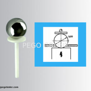 Đầu dò thử nghiệm Probe A quả cầu thép 50mm cho cấp bảo vệ IP1X