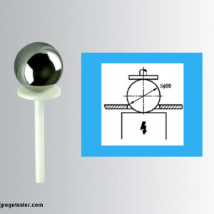 Đầu dò thử nghiệm Probe A quả cầu thép 50mm cho cấp bảo vệ IP1X 8 Đầu dò thử nghiệm Probe A quả cầu thép 50mm cho cấp bảo vệ IP1X