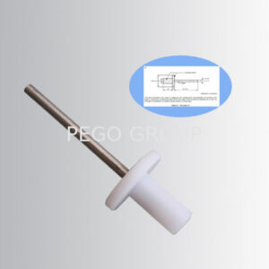 Đầu dò thử nghiệm tiếp xúc dạng que trụ Φ4 dài 50 có tay cầm