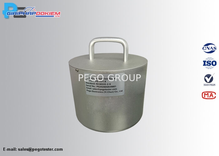 Dụng cụ thử nghiệm va đập bề mặt bếp tiêu chuẩn 1.8kg nạp bi thép 2 Dụng cụ thử nghiệm va đập bề mặt bếp tiêu chuẩn 1.8kg nạp bi thép