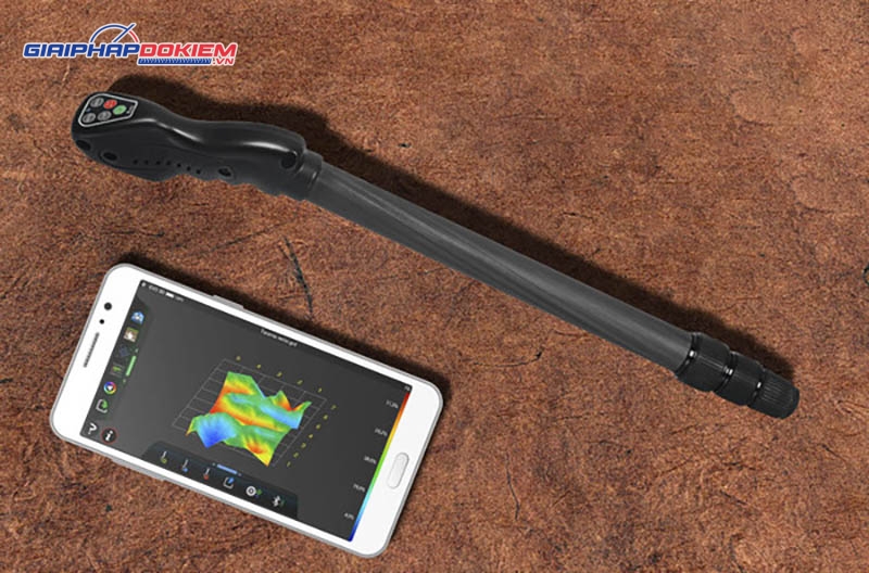 Máy dò kim loại 3D dưới lòng đất Groundtech Evo 7 Máy dò kim loại 3D Groundtech Evo nhẹ, nhỏ gọn và siêu nhạy