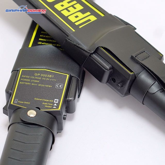 Máy dò an ninh cầm tay Super Scanner GP-3003B1 16 may do an ninh cam tay super scanner gp 3003b1 20220917 may do kim loai cao cap super scanner gp 3003b1