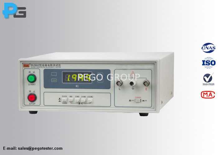 Máy đo điện trở cách điện IEC60335/IEC60065 500KΩ-2GΩ 220V 2 Máy đo điện trở cách điện IEC60335/IEC60065 500KΩ-2GΩ 220V