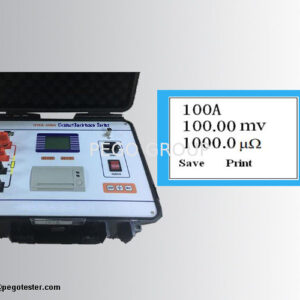 Máy đo điện trở tiếp xúc máy biến áp IEC62271 dòng đo 100A/200A/400A/600A DC 5 Máy đo điện trở tiếp xúc máy biến áp IEC62271 dòng đo 100A/200A/400A/600A DC