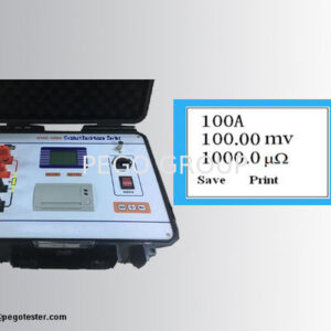 Máy đo điện trở tiếp xúc máy biến áp IEC62271 dòng đo 100A/200A/400A/600A DC
