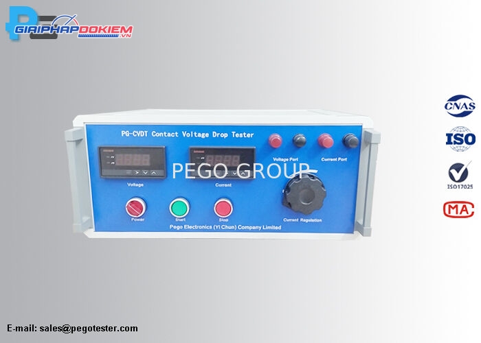 Máy đo độ sụt áp tiếp xúc chuẩn IEC60884-1 dòng ra điều chỉnh 2 Máy đo độ sụt áp tiếp xúc chuẩn IEC60884-1 dòng ra điều chỉnh