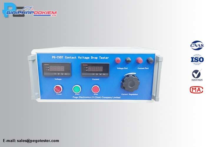 Máy đo độ sụt áp tiếp xúc chuẩn IEC60884-1 dòng ra điều chỉnh 3 Máy đo độ sụt áp tiếp xúc chuẩn IEC60884-1 dòng ra điều chỉnh