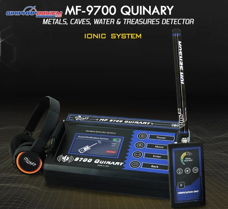 Máy dò tầm xa MWF MF 9700 QUINARY - Khoảng cách 2000m, độ sâu 70m 3 Máy dò tầm xa MWF MF 9700 QUINARY - Khoảng cách 2000m, độ sâu 70m