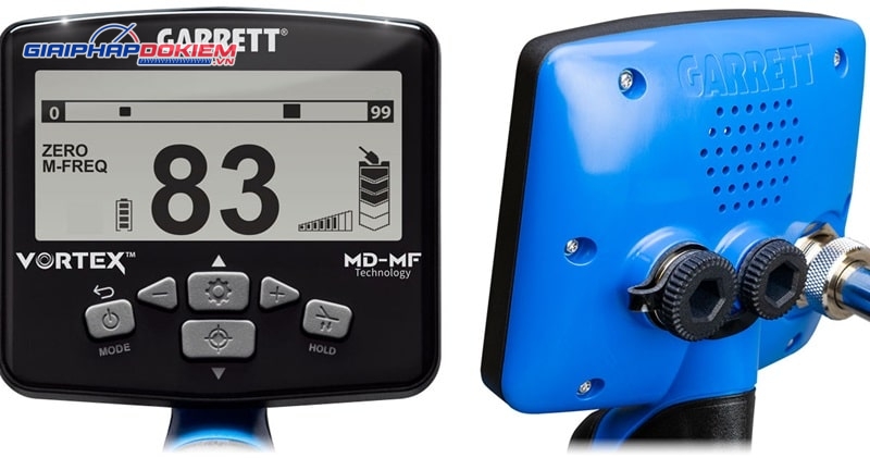Máy dò kim loại dưới lòng đất Garrett Vortex VX5 15 Máy dò kim loại Garrett Vortex VX5 có nhiều tính năng nổi bật