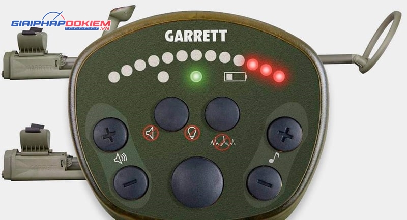 Máy dò kim loại Garrett RECON-PRO AML-1000 chống nước IP67 9 Garrett RECON-PRO AML-1000 dò nhanh, sử dụng công nghệ cảm ứng xung