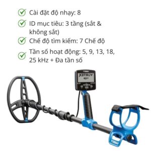 Máy dò kim loại Garrett Vortex VX9 đa tần số 7 Máy dò kim loại Garrett Vortex VX9 đa tần số