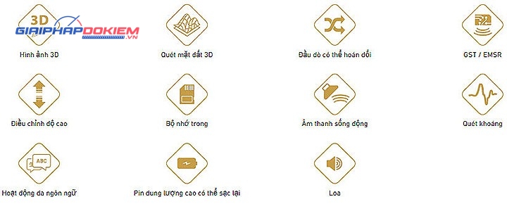 Máy dò kim loại 3D OKM eXp 4500 Professional Plus 16 Phần mềm phân tích Visualizer 3D cho máy dò kim loại OKM eXp 4500