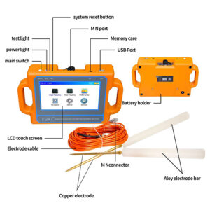 Máy dò nước ngầm, thăm dò mặt đất PQWT-S300 độ sâu 300m 7 Máy dò nước ngầm, thăm dò mặt đất PQWT-S300 độ sâu 300m