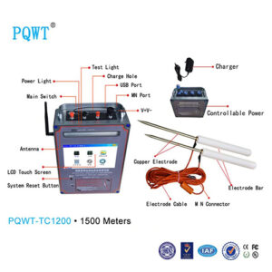 Máy dò nước ngầm PUQI PQWT-TC1200 8 kênh đo