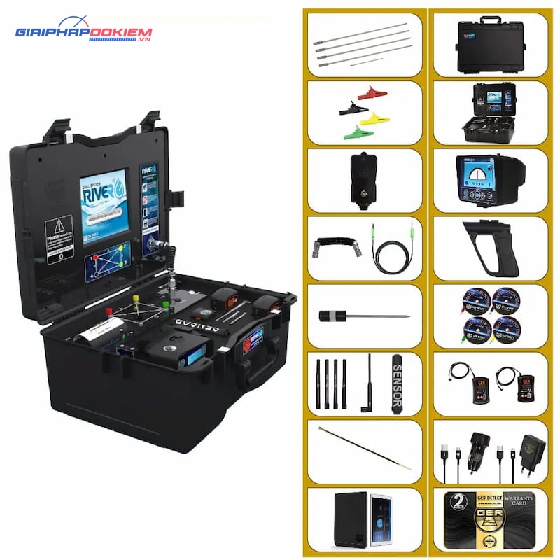 Máy dò nước ngầm RIVER G 3 SYSTEMS 11 Bộ sản phẩm máy dò nước ngầm RIVER G 3 SYSTEMS