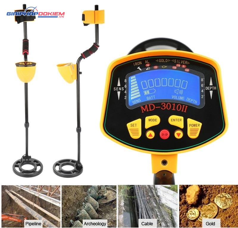 Máy dò kim loại MD-3010II 9 Máy dò kim loại MD-3010II dò kim loại nhanh, đa tính năng