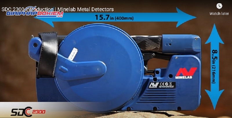 Máy dò hạt vàng Minelab SDC2300 Úc 6 Máy tìm hạt vàng SDC2300 Minelab Úc