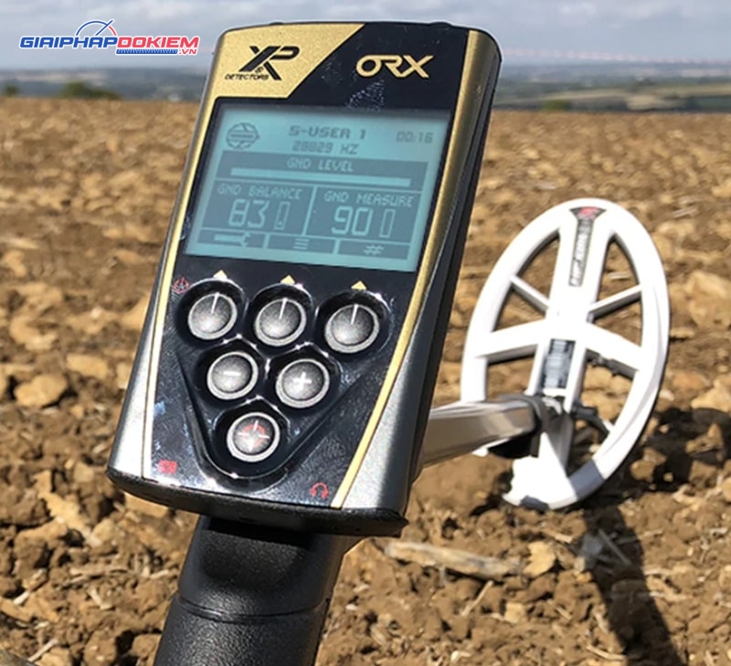 Máy dò vàng XP ORX kèm Pinpointer MI-6 24 Máy hoạt động và dò tìm chính xác trên cả khu vực bãi biển