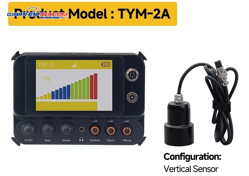 Máy phát hiện rò rỉ nước OH TYMWT TYM-2A 300Hz - 3000Hz 5 Máy phát hiện rò rỉ nước OH TYMWT TYM-2A 300Hz - 3000Hz