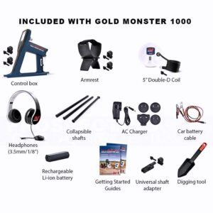 Máy dò hạt vàng Minelab GOLD MONSTER 1000 thương hiệu Úc