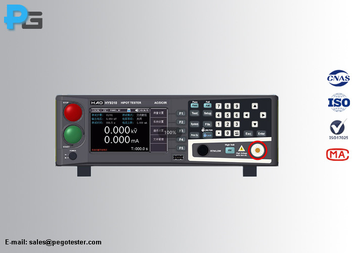Máy thử cao áp Hipot và đo điện trở cách điện 2 trong 1 HY9320 0.1MΩ-10GΩ 0-5KV/20mA 6 Máy thử cao áp Hipot và đo điện trở cách điện 2 trong 1 HY9320 0.1MΩ-10GΩ 0-5KV/20mA