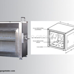 Máy thử nghiệm độ cháy ngang ô tô FMVSS302 SUS304 7 Máy thử nghiệm độ cháy ngang ô tô FMVSS302 SUS304
