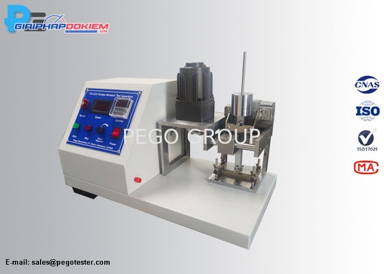 Máy thử nghiệm độ mài mòn cào xước kim 0.45mm chuẩn ISO6722-1 và ISO19642-2 55 chu kỳ/phút 2 Máy thử nghiệm độ mài mòn cào xước kim 0.45mm chuẩn ISO6722-1 và ISO19642-2 55 chu kỳ/phút