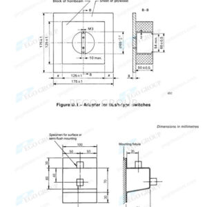 Máy thử nghiệm va đập con lắc IEC60068-2-75 Appendix D IK01 đến IK06 cho ổ cắm 1J
