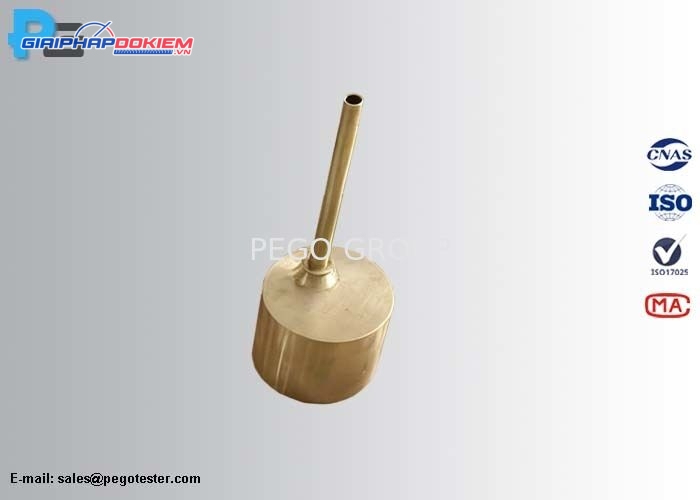 Nồi thử nghiệm đầu đốt bằng đồng thau dày 3.2mm tiêu chuẩn CSA/ANSI Z21.1:24 3 Nồi thử nghiệm đầu đốt bằng đồng thau dày 3.2mm tiêu chuẩn CSA/ANSI Z21.1:24