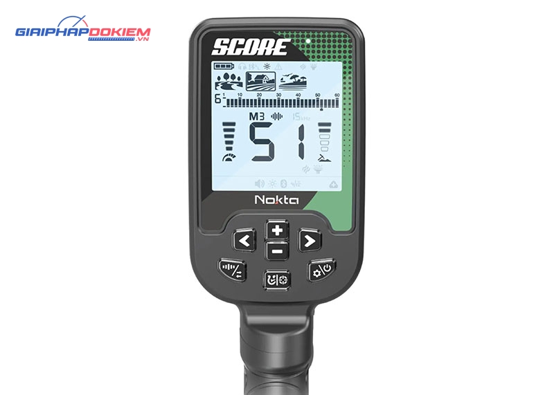 Máy dò kim loại dưới lòng đất Nokta Score 12 Máy dò kim loại Nokta Score có 3 chế độ tìm kiếm