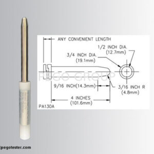 Que thử nghiệm khả năng tiếp cận UL theo chuẩn UL507 PA135A và UL1278 PA130A