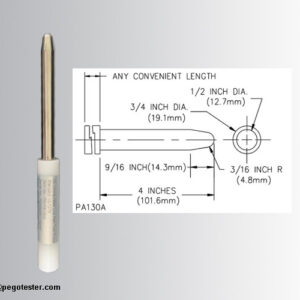 Que thử nghiệm khả năng tiếp cận UL theo chuẩn UL507 PA135A và UL1278 PA130A