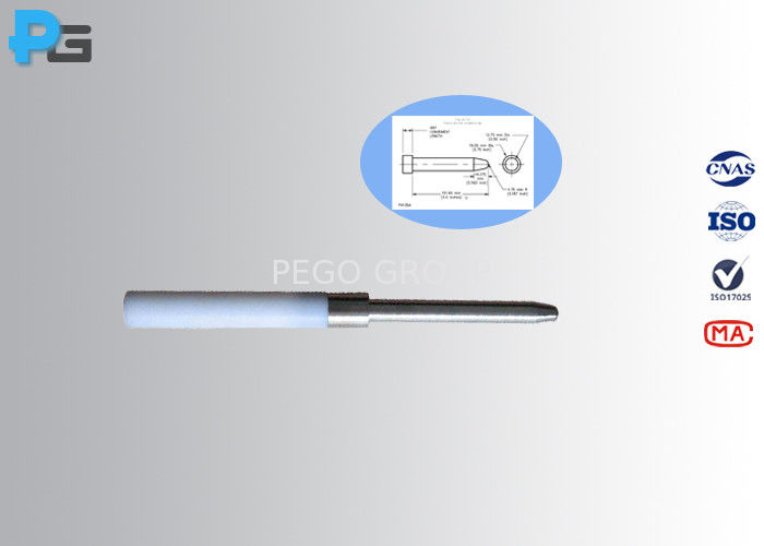 Que thử nghiệm ngón tay tiếp cận UL507 PA135A cán nylon thép không gỉ 2 Que thử nghiệm ngón tay tiếp cận UL507 PA135A cán nylon thép không gỉ