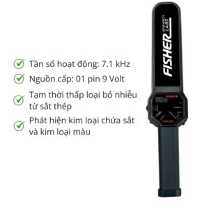 Máy dò kim loại an ninh cầm tay Fisher CW-20 xuất xứ Mỹ