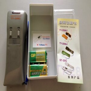 Máy dò sắt cầm tay TY-28MJ dùng cho quần áo, vải vóc 7 Máy dò sắt cầm tay TY-28MJ dùng cho quần áo, vải vóc
