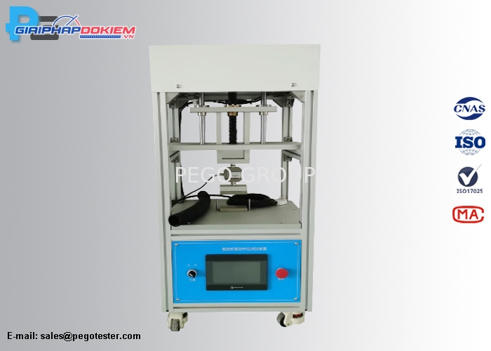 Thiết bị thử nghiệm chịu nén ống mềm dẫn điện IEC60335-2-2 1.5KN 50mm/min 3 Thiết bị thử nghiệm chịu nén ống mềm dẫn điện IEC60335-2-2 1.5KN 50mm/min