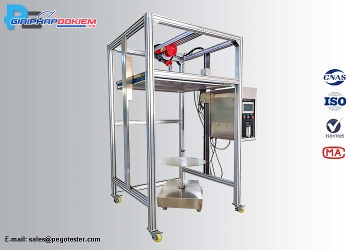 Thiết bị thử nghiệm chống nước IPX1-2 chuẩn IEC60529 kiểu mở, bàn xoay inox SUS304 3 Thiết bị thử nghiệm chống nước IPX1-2 chuẩn IEC60529 kiểu mở, bàn xoay inox SUS304