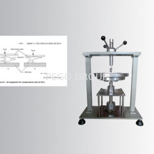 Thiết bị thử nghiệm độ nén an toàn điện bằng thép không gỉ IEC60884-1 Figure 8 7 Thiết bị thử nghiệm độ nén an toàn điện bằng thép không gỉ IEC60884-1 Figure 8