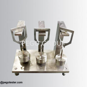 Thiết bị thử nghiệm ép lõm nhiệt độ cao 3 vị trí thử, lưỡi dao 0.7mm chuẩn IEC60811-508