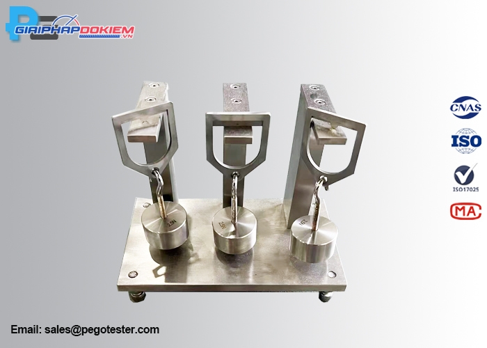 Thiết bị thử nghiệm ép lõm nhiệt độ cao 3 vị trí thử, lưỡi dao 0.7mm chuẩn IEC60811-508 5 Thiết bị thử nghiệm ép lõm nhiệt độ cao 3 vị trí thử, lưỡi dao 0.7mm chuẩn IEC60811-508