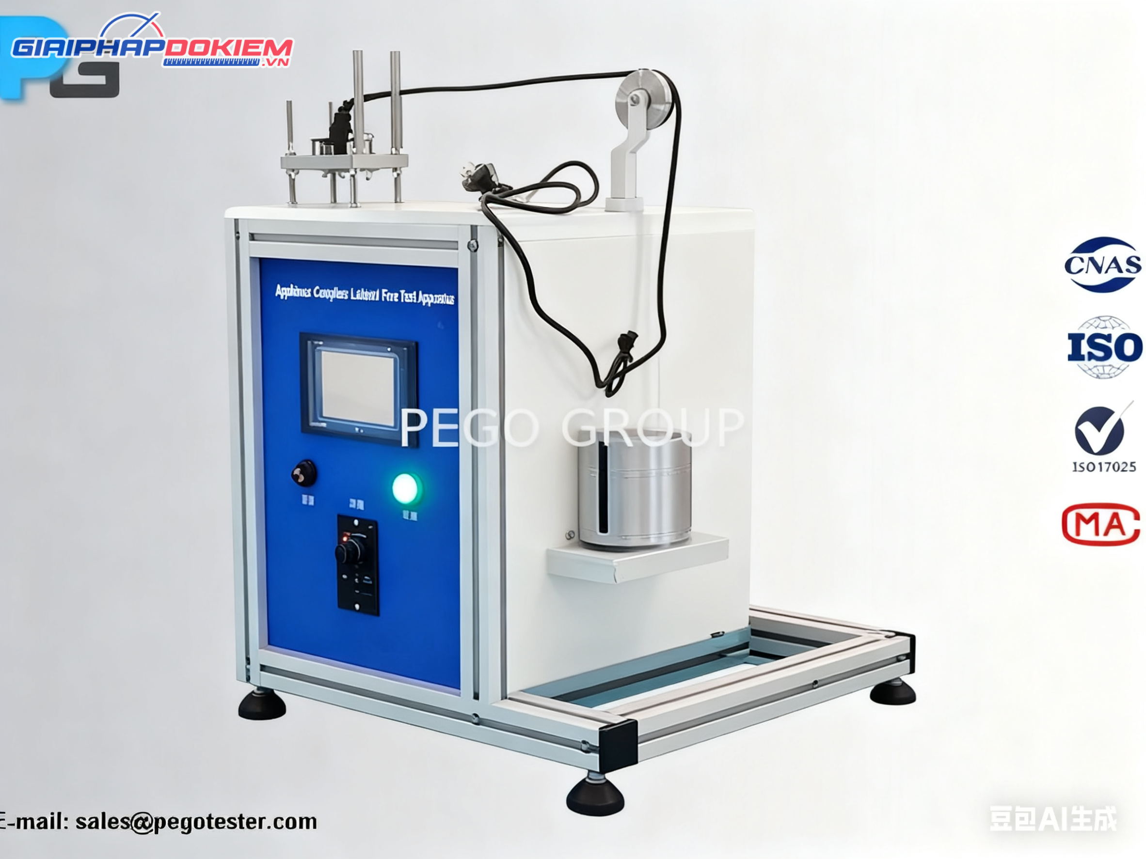 Thiết bị thử nghiệm lực kéo ngang IEC60320-1 điều khiển PLC màn hình 5 inch 6N/35N/50N 5 Thiết bị thử nghiệm lực kéo ngang IEC60320-1 điều khiển PLC màn hình 5 inch 6N/35N/50N