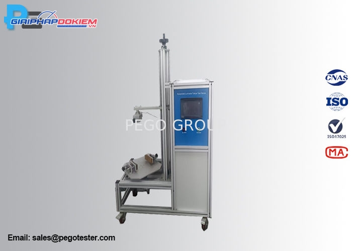 Thiết bị thử nghiệm mô-men xoắn đèn treo IEC60598-1 điều khiển PLC dải đo 5Nm 2 Thiết bị thử nghiệm mô-men xoắn đèn treo IEC60598-1 điều khiển PLC dải đo 5Nm