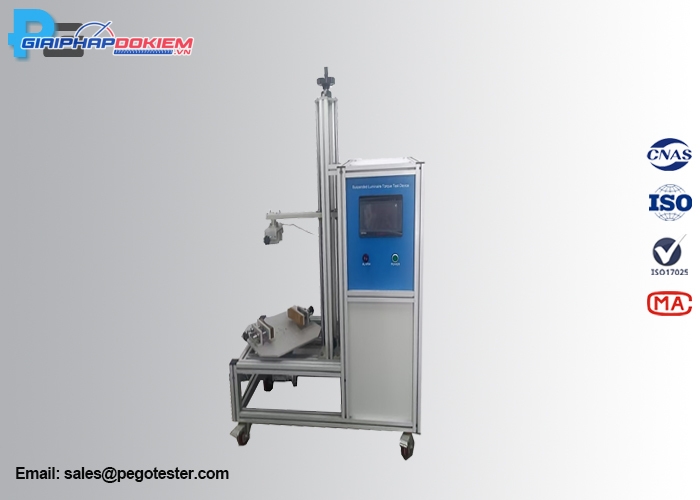 Thiết bị thử nghiệm mô-men xoắn đèn treo IEC60598-1 điều khiển PLC dải đo 5Nm 3 Thiết bị thử nghiệm mô-men xoắn đèn treo IEC60598-1 điều khiển PLC dải đo 5Nm