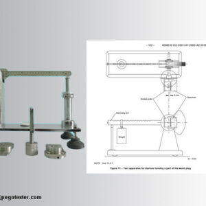 Thiết bị thử nghiệm mô-men xoắn phích cắm ổ cắm IEC60065 kèm phích cắm BS/UL/AS/NZS 8 Thiết bị thử nghiệm mô-men xoắn phích cắm ổ cắm IEC60065 kèm phích cắm BS/UL/AS/NZS
