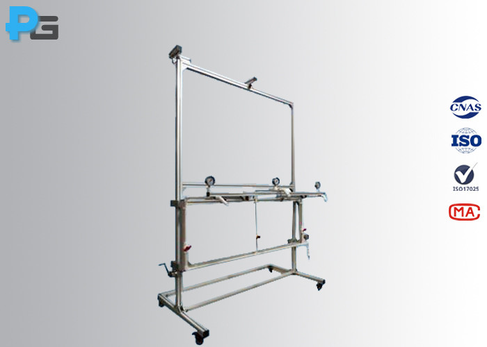 Thiết bị thử nghiệm phun nước 3 đầu phun gắn trên giá ống cấp nước 5 Thiết bị thử nghiệm phun nước 3 đầu phun gắn trên giá ống cấp nước