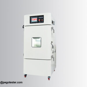 Tủ thử nghiệm ngắn mạch pin kiểm soát nhiệt độ 0-1500A R.T~100℃ điều khiển PLC màn hình cảm ứng 5 Tủ thử nghiệm ngắn mạch pin kiểm soát nhiệt độ 0-1500A R.T~100℃ điều khiển PLC màn hình cảm ứng